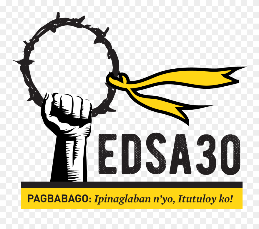 Transparent Protest Png - Edsa Revolution Anniversary 2020 Clipart