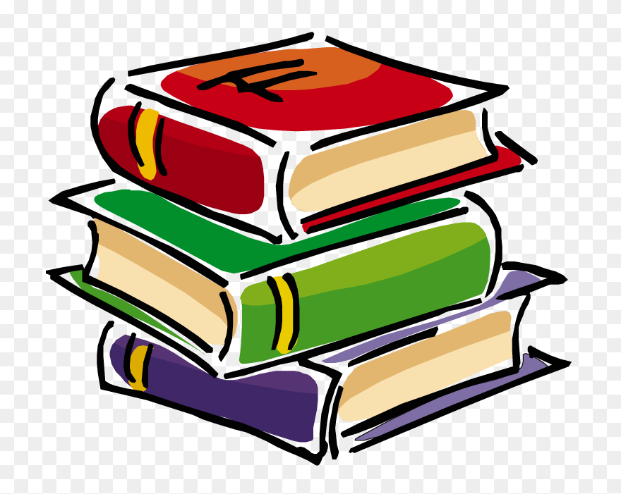 Transparent Night Clipart - Cartoon School Book Png