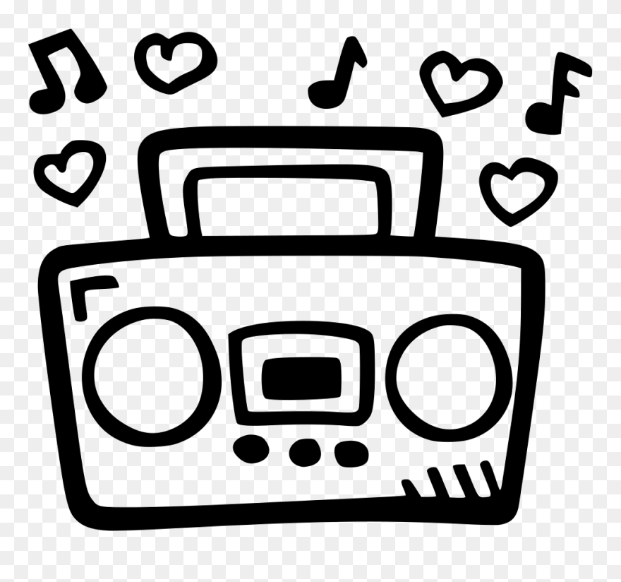 Boombox Computer Icons Clip Art - Boom Box Clip Art - Png Download