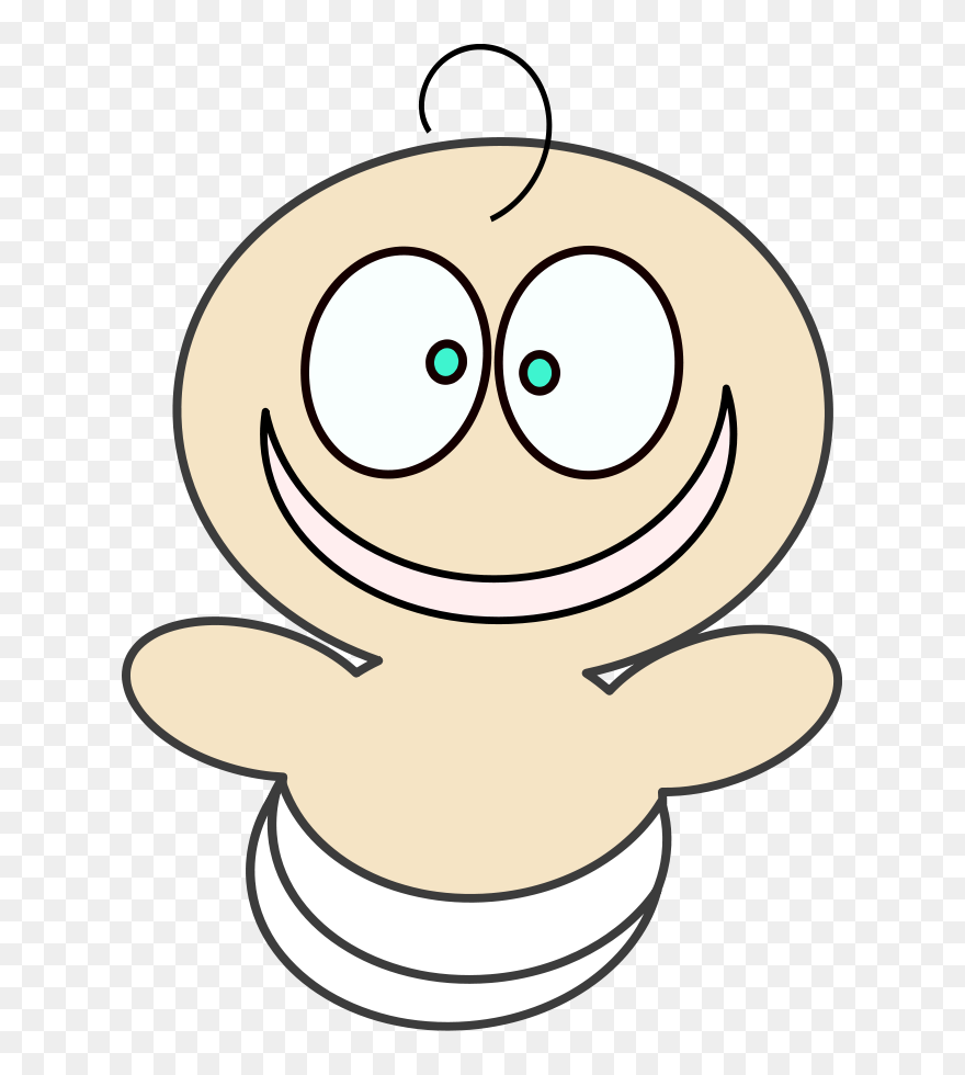 Wink Smiley Eye Clip Art - Emot Ekspresi Wajah Untuk Bayi - Png Download