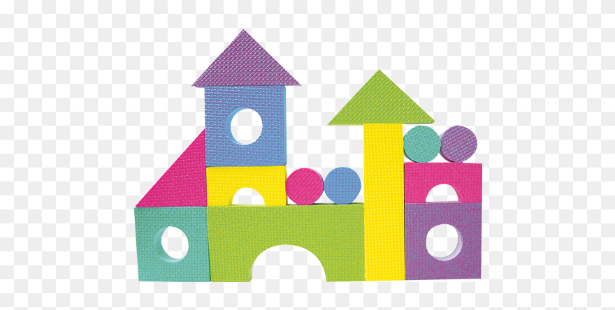 Clipart Toys Building Block - Szivacs Építőkocka - Png Download