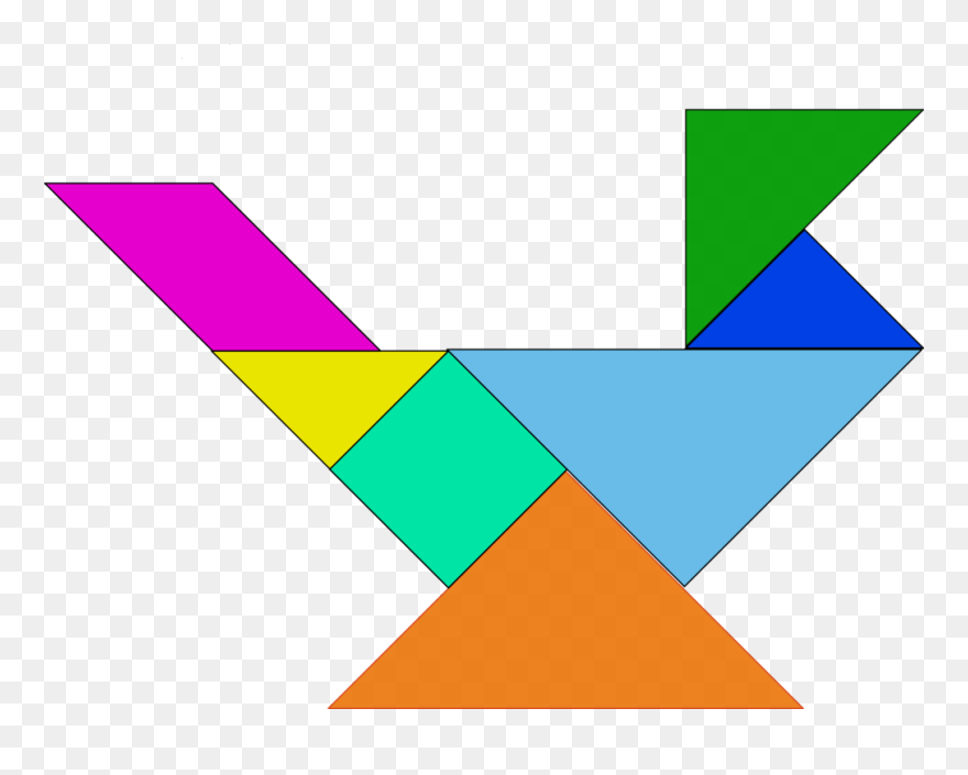 Graphic Design,square,angle - Figura De Animales Tangram Clipart