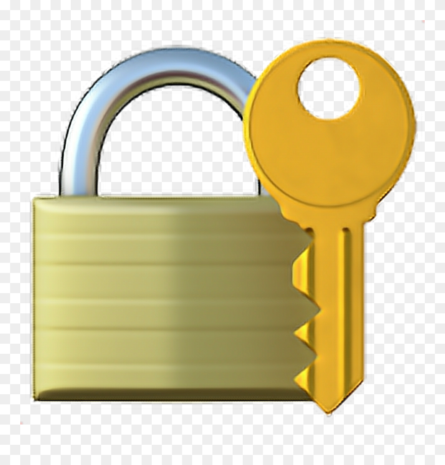 Download Lock With Key Emoji 🔐 Kilit Emojisi Clipart (5447391
