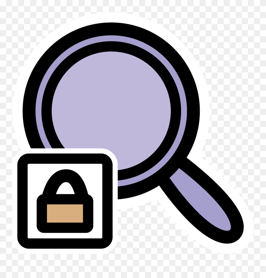 Primary Viewmag Lock Clip Arts - Zoom In In Computer Clip Art - Png Download
