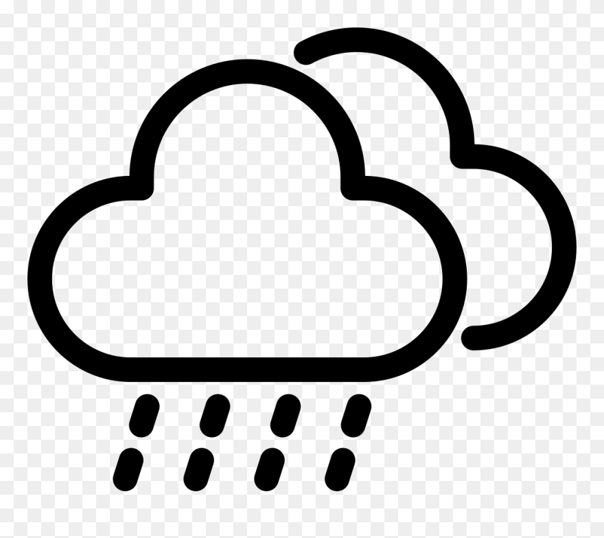 Rainstorm - Rainy Icon Transparent Background Clipart