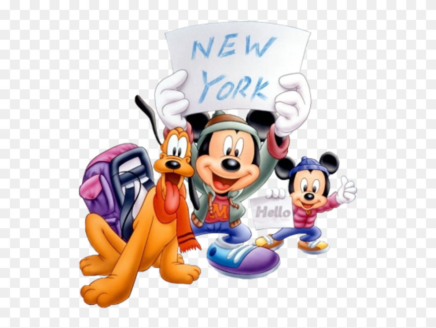 Mickey Mouse And Pals Clipart - Funny Advance Happy New Year Wishes - Png Download