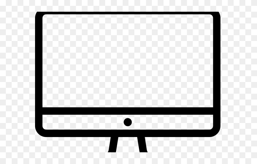 Transparent Attached Clipart - Cartoon Of Imac - Png Download
