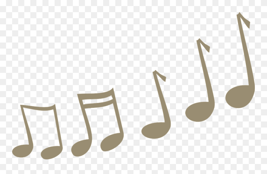 Transparent Music Notes Clipart - Whistling Music Notes - Png Download