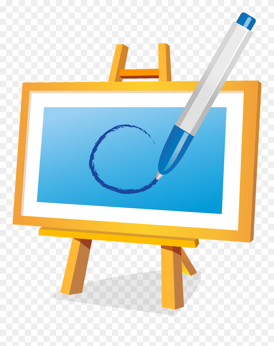 Painting Clip Art Transprent - Drawing Board Clipart Transparent Png