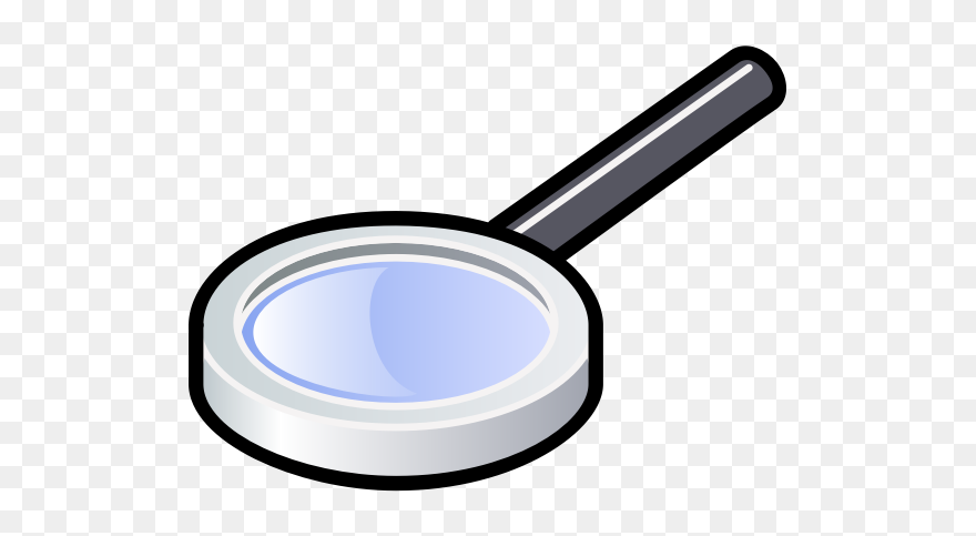Simple Magnifier - Circle Clipart