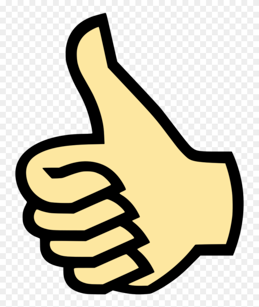 Mood Clipart Thumb Down - Thumbs Up Symbol - Png Download