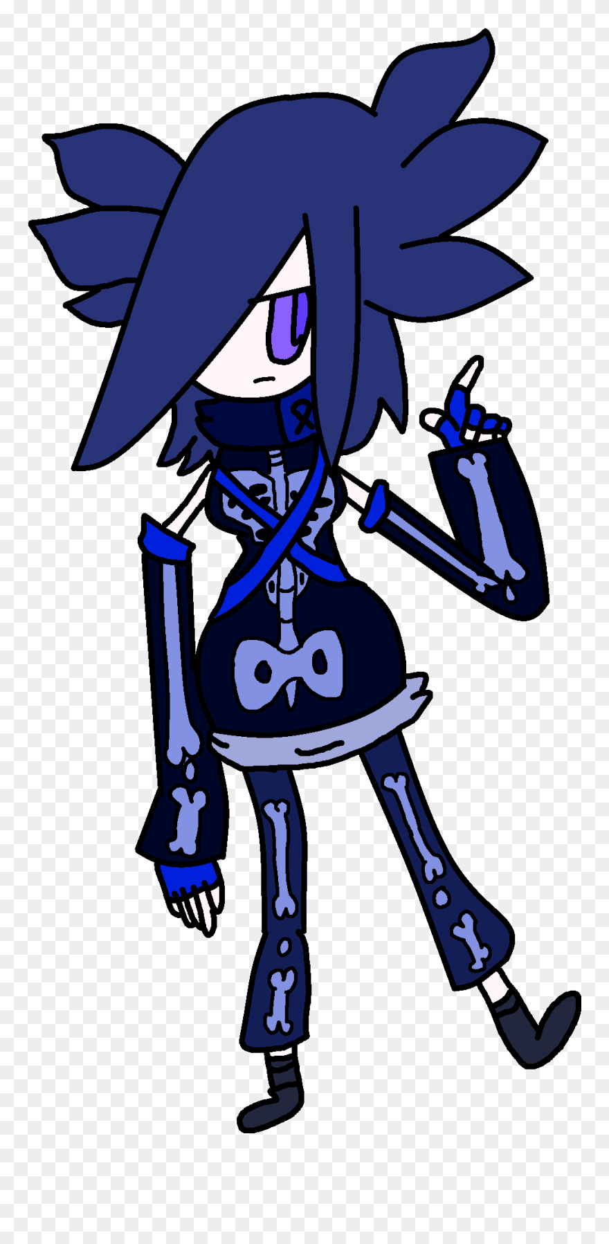 Xray Clipart Female - Cartoon - Png Download