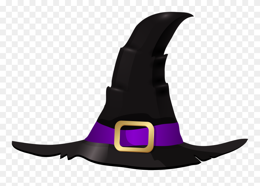 Halloween Witch Hat Clip Art - Transparent Witch Hat Png