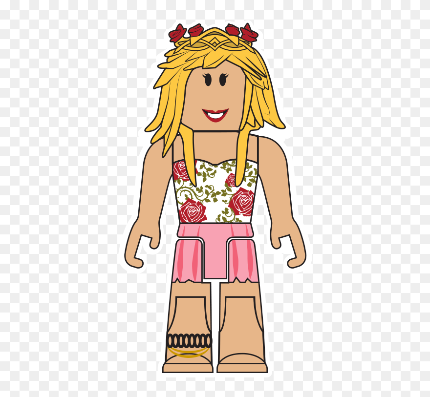 Roblox Character Girl Drawing Clipart