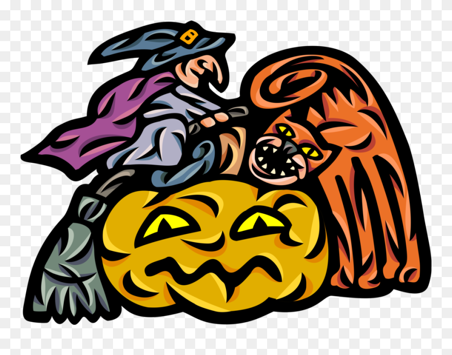 Sorceress Clipart Scary Witch - Png Download
