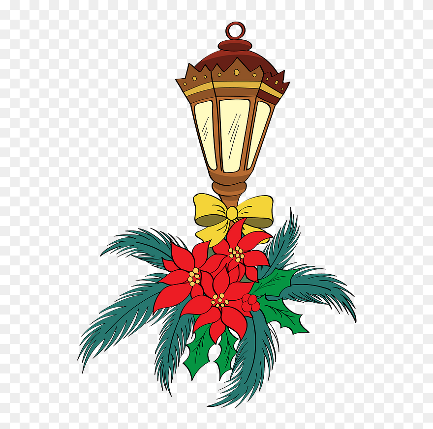 Christmas Lantern Clipart - Illustration - Png Download