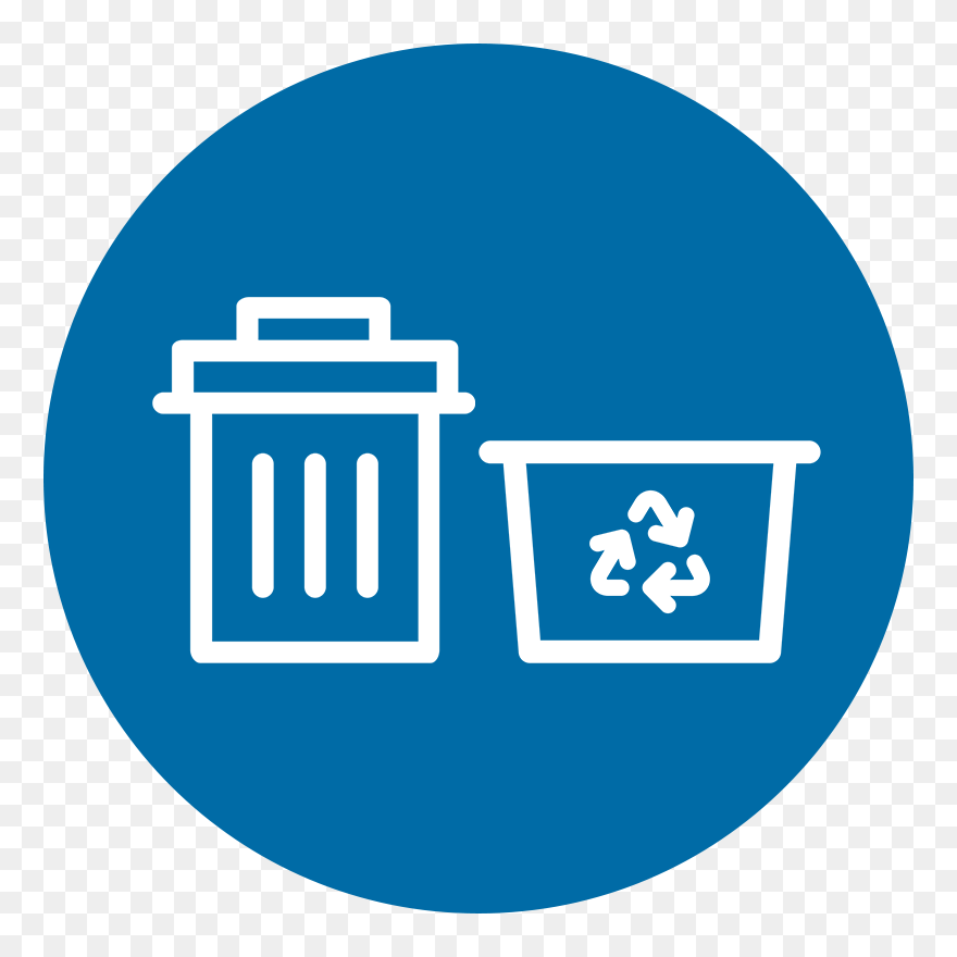 Trash And Recycling Icons - Jeans For United Way Clipart