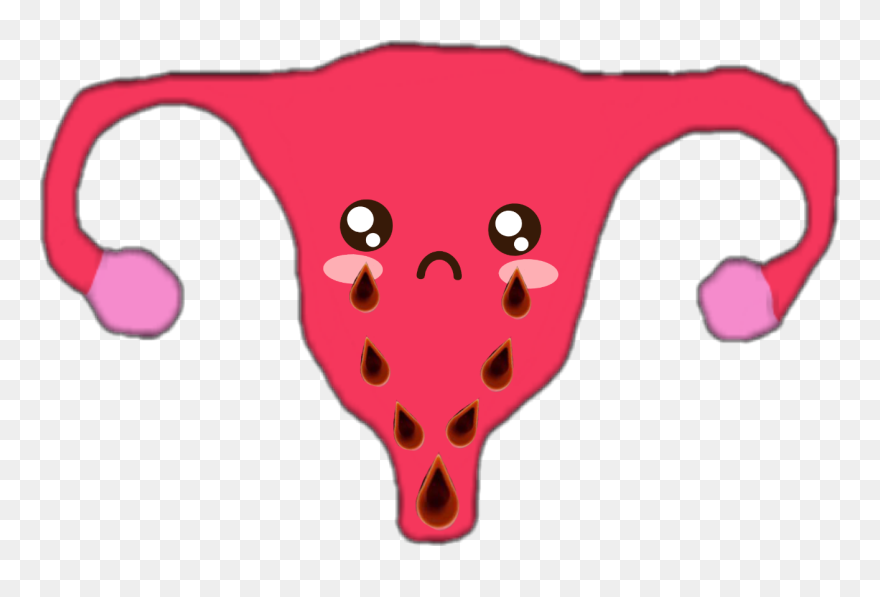 Sad Period Clip Art - Uterus With A Knife - Png Download