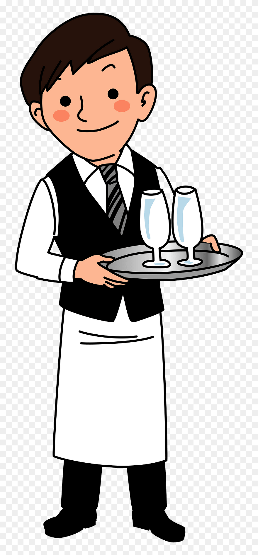 ウェイター イラスト Clipart