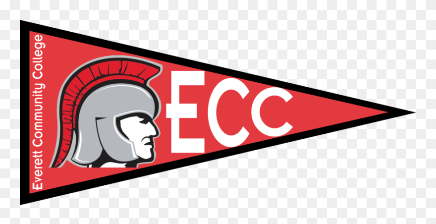 College Banner Clipart - Everett Community College - Png Download