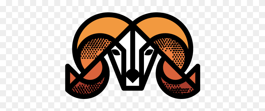 Minimal Ram Logo Clipart