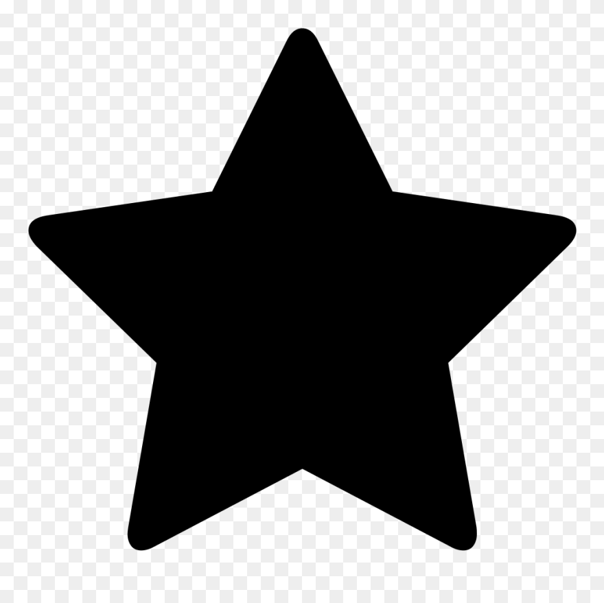 Star Silhouette Shape Clip Art - Font Awesome Star Png Transparent Png