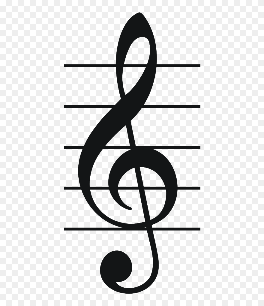 Musical Clipart Treble Clef - Does A Treble Clef Look Like - Png Download
