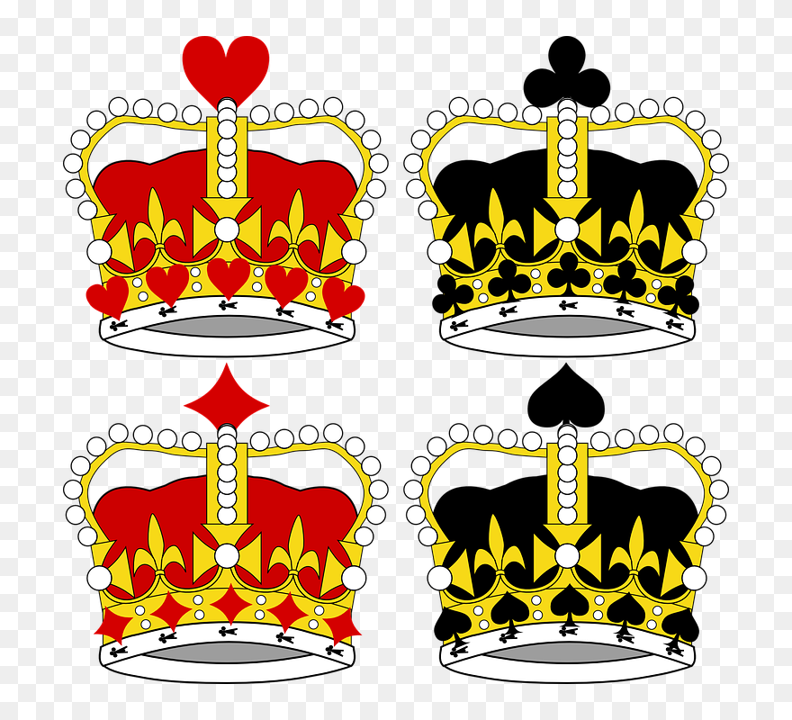 Playing Card King Crown Clipart