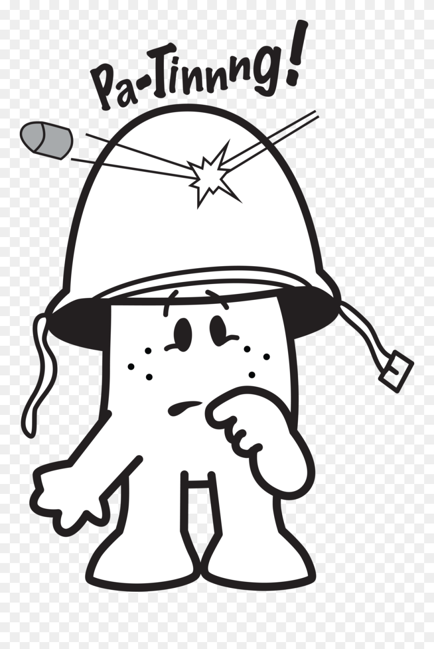 Shots To Helmet Clipart