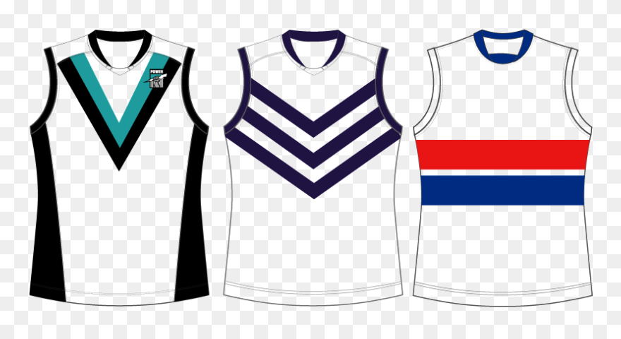Clipart Of A Football Jersey Image Library Footy Jumper - Fremantle Dockers Guernsey Design - Png Download