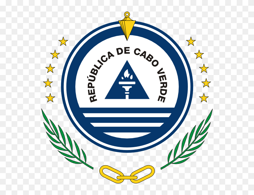 Free Vector Coat Of Arms Of Cape Verde Clip Art - Cape Verde National Symbols - Png Download
