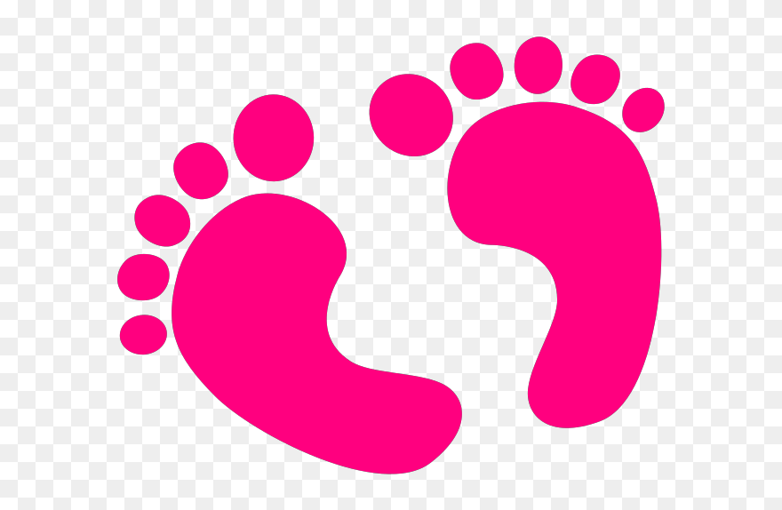 Baby Feet Svg Clip Arts - Baby Girl Clipart Transparent Background - Png Download