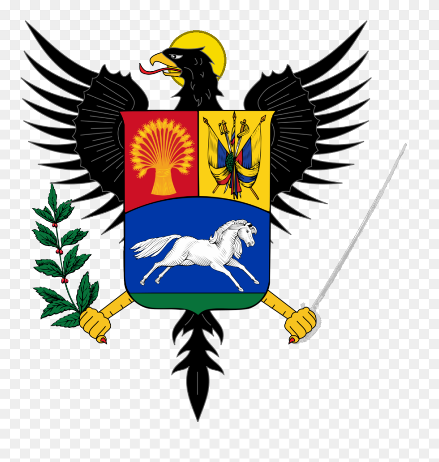 Free Download Coat Of Arms Of Venezuela Clipart Coat - Venezuela Coat Of Arms - Png Download