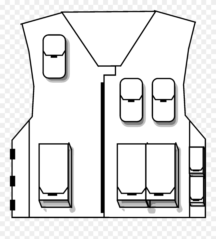 Transparent Bullet Proof Vest Clipart - Png Download