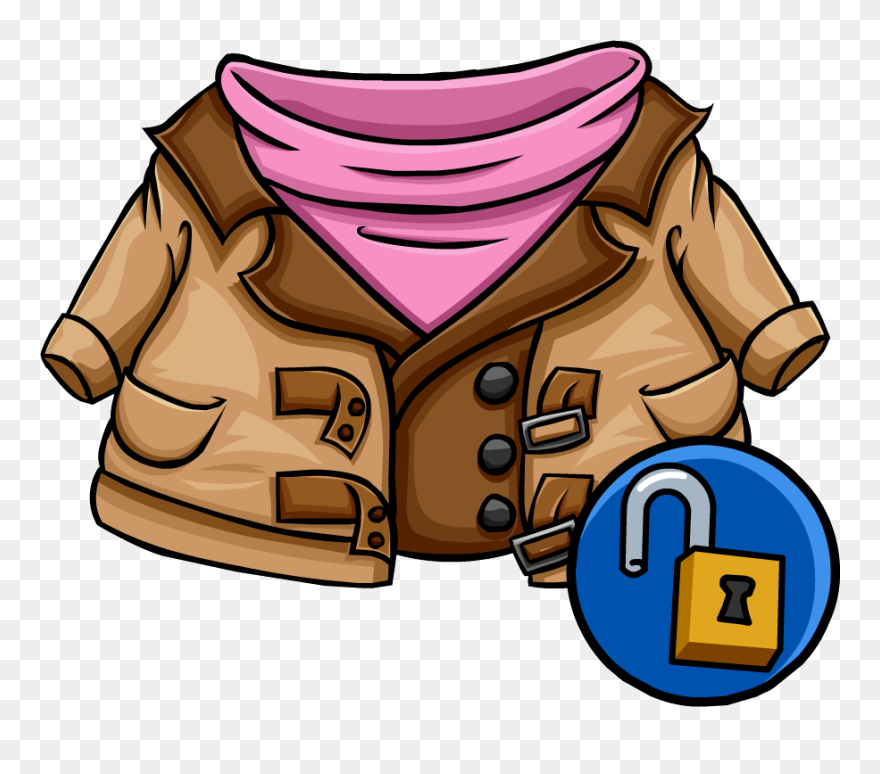 Transparent Trench Coat Png - Club Penguin Mp3000 Clipart