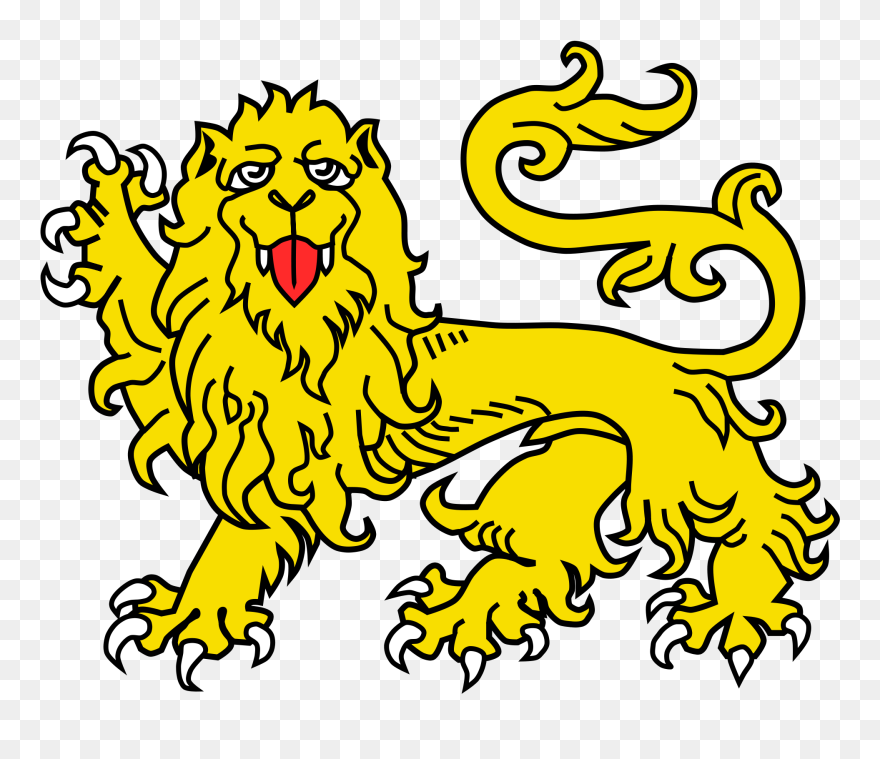 Transparent Lion Png Clipart - Coat Of Arms Lion