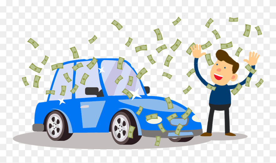 Cartoon Man - Can T Buy Car Clipart - Png Download
