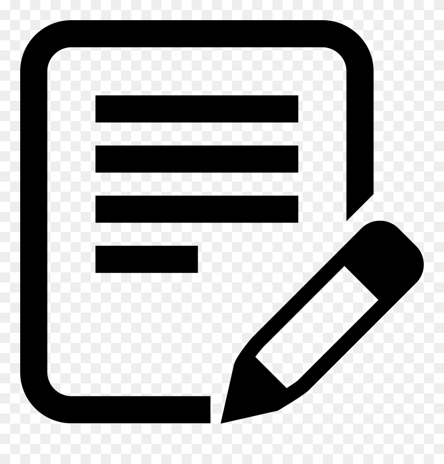 Image - Edit Document Icon Png Clipart