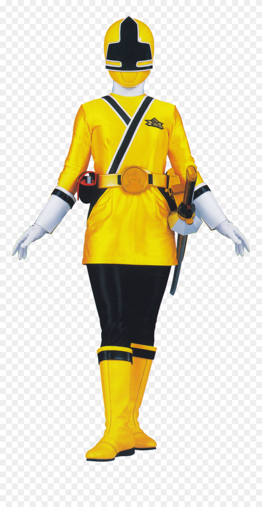 Samurai Transparent Power Rangers - Yellow Power Rangers Samurai Clipart
