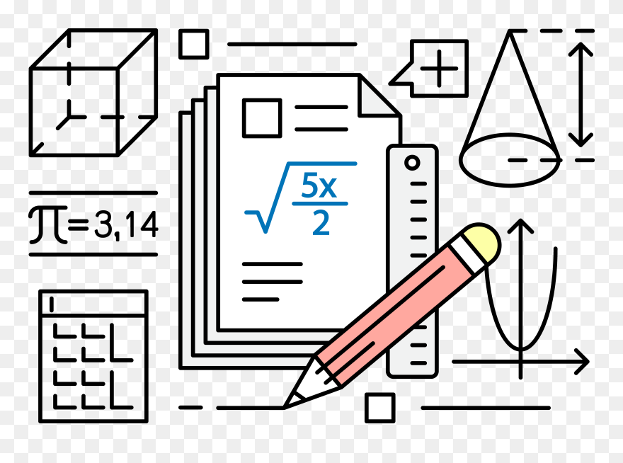 Drawing Mathematics Euclidean Vector - Math Vector Png Clipart