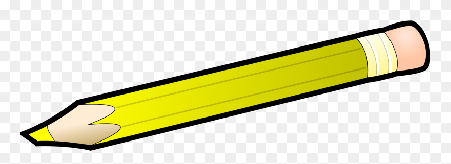 Angle,yellow,line - Yellow Pencil Clipart - Png Download