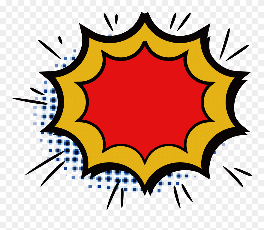 Blast Vector Sticker - Clip Art - Png Download