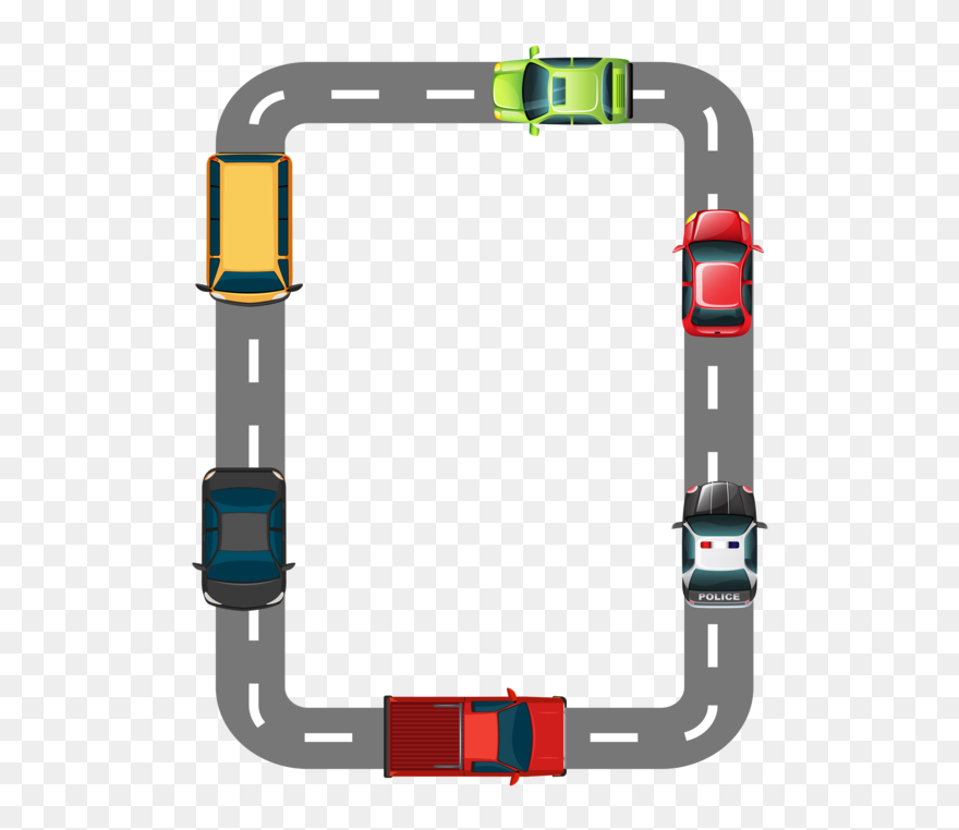 Clip Art Border Cars - Png Download