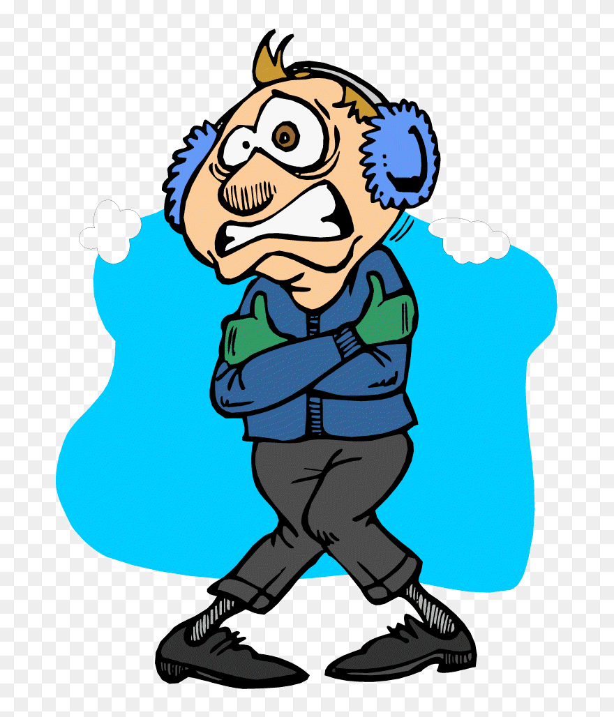 Transparent Cough Png - Person That Is Cold Clipart