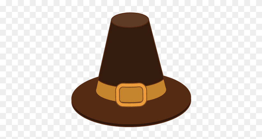 Thanksgiving Pilgrims Hat - Transparent Background Pilgrim Hat Png Clipart