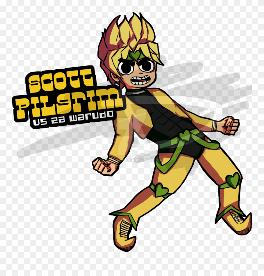 Hd Za Warudo Png - Scott Pilgrim Za Warudo Clipart