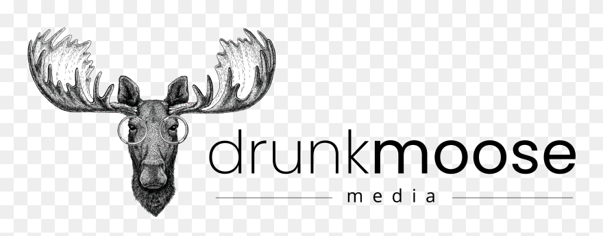 Transparent Drunk Png - Christmas Moose Clipart
