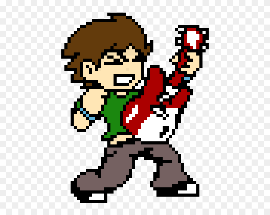 Scott Pilgrim Vs The World Pixel Art Clipart
