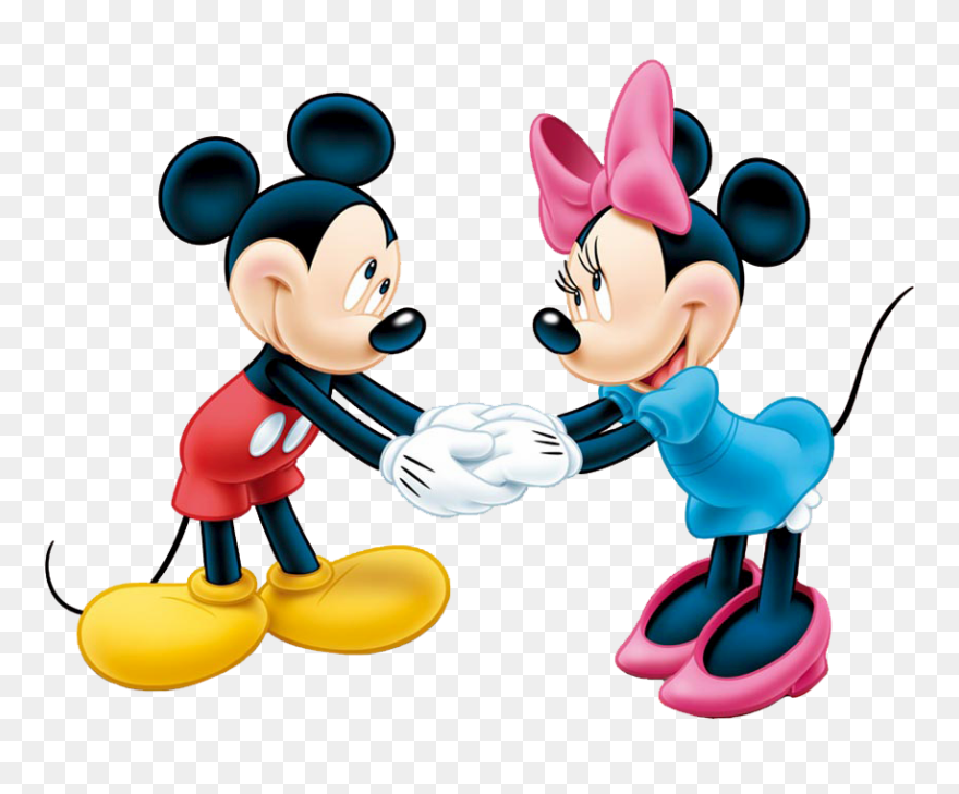 Mickey Minnie Clipart - Mickey Mouse And Minnie Mouse - Png Download