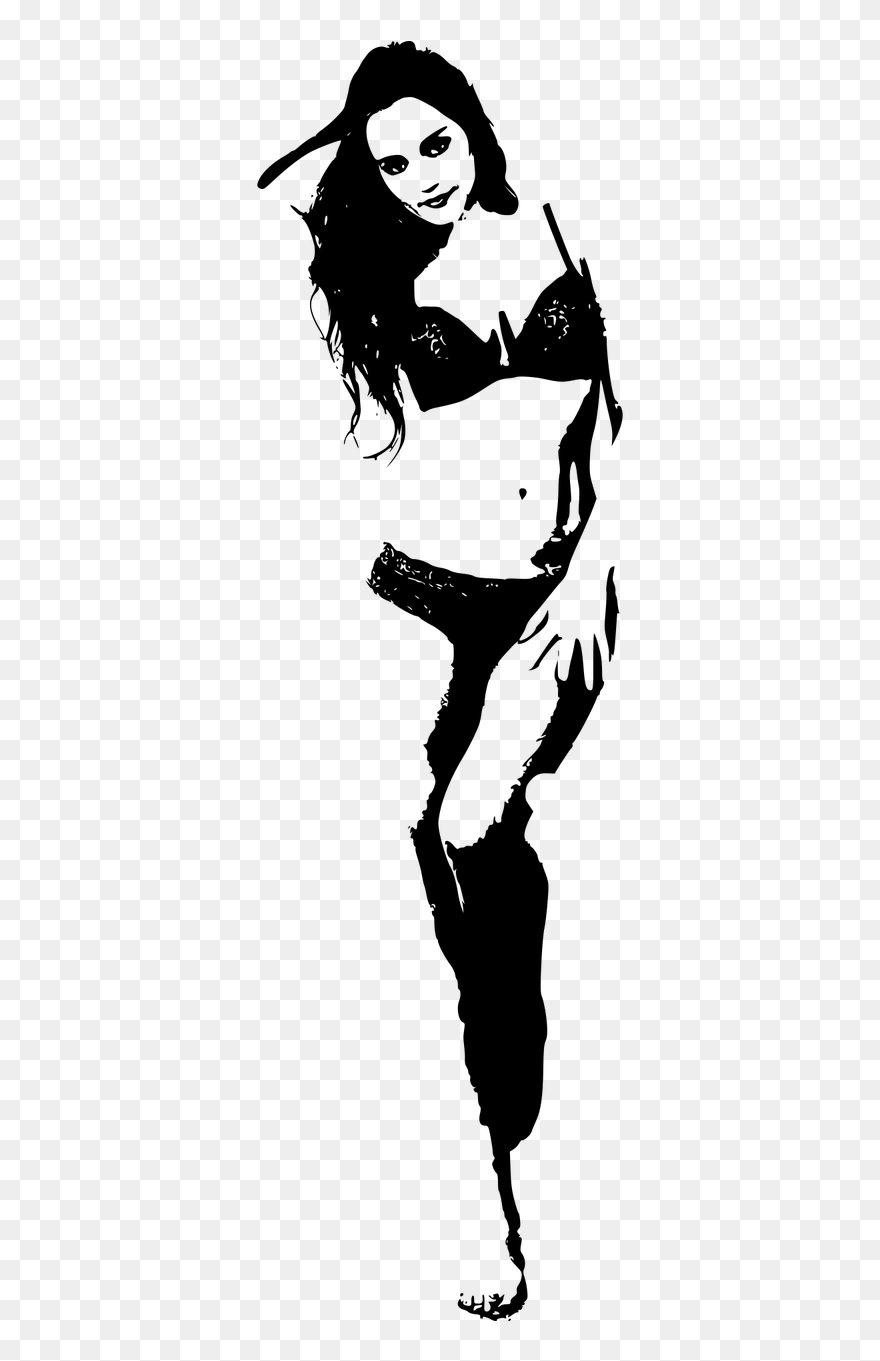 Black Erotic Girl Lingerie Png Image - Erotic Clipart Png Transparent Png
